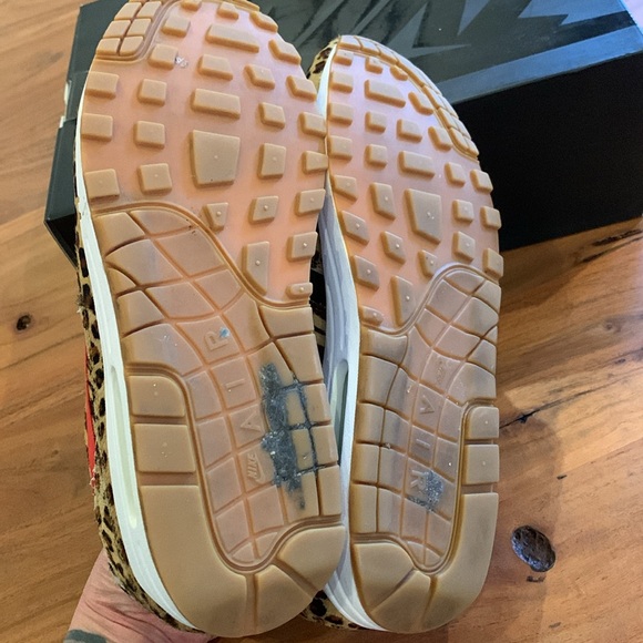 🌴 Used Rare collectible Air Max 1 Atmos animal pack 2.0 black box 2018 - Picture 8 of 16